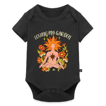 Love Garden Gardener Allotment Garden Hobby Flower - Baby Premium short-sleeve bodysuit - black - Front