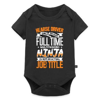 Hearse driver - Baby Premium short-sleeve bodysuit - black - Front