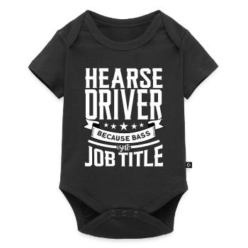 Funny hearse driver saying gift - Baby Premium short-sleeve bodysuit - black - Front