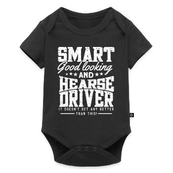 Intelligent handsome and hearse driver - Baby Premium short-sleeve bodysuit - black - Front