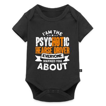 Funny hearse driver saying gift - Baby Premium short-sleeve bodysuit - black - Front