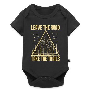 Trail Running Leave The Road Take Trail Race Lover - Baby Premium short-sleeve bodysuit - black - Front