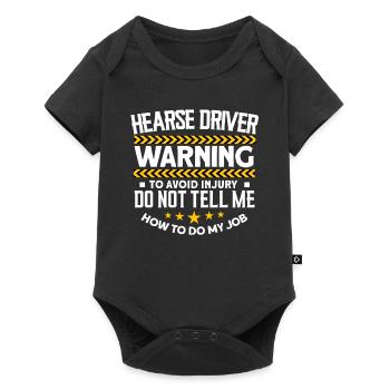 Hearse driver - Baby Premium short-sleeve bodysuit - black - Front
