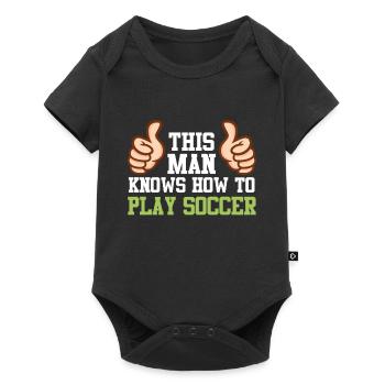 How to Play Football Athletes Football Coach - Baby Premium short-sleeve bodysuit - black - Front