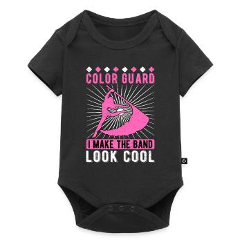 Color Guard Colorguard Farbwächter - Baby Premium short-sleeve bodysuit - black - Front