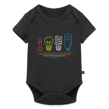 Technical electrician - Baby Premium short-sleeve bodysuit - black - Front