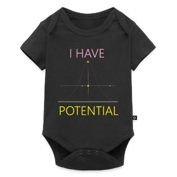 Futur physicien Science Nerd I - Body à manches courtes Premium Bébé - noir - Devant