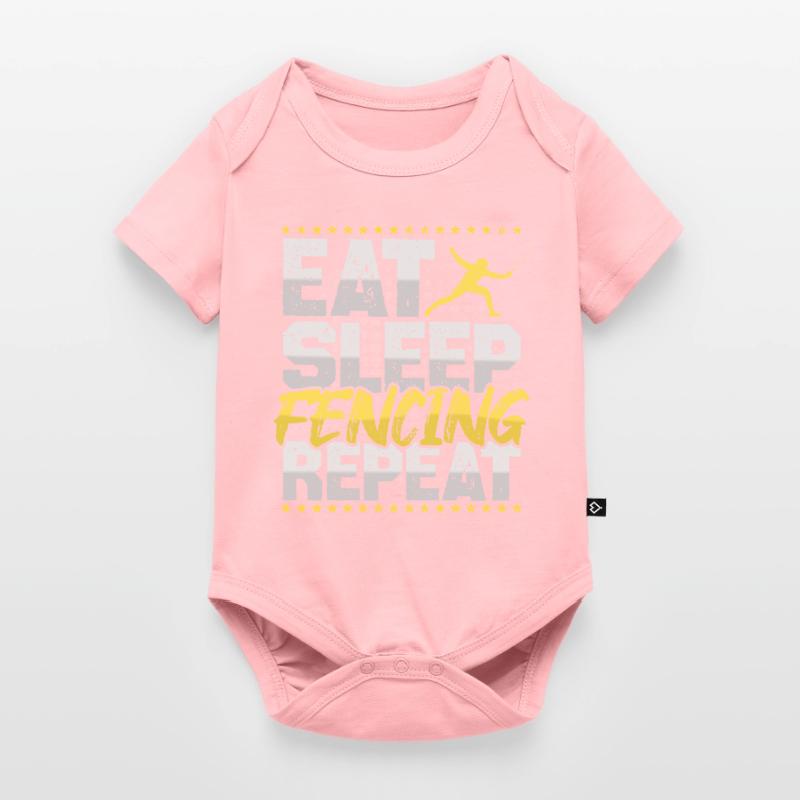 Escrime Manger Dormir Répéter Épée Épée de combat Body à manches courtes Premium Bébé