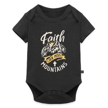 Jesus Christianity God Praying Prayer Pastor - Baby Premium Kurzarmbody - Schwarz - Vorne