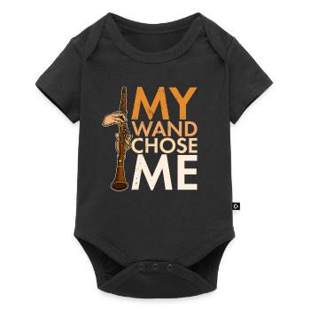 Clarinet Instrument Clarinetist Musicians - Baby Premium Kurzarmbody - Schwarz - Vorne
