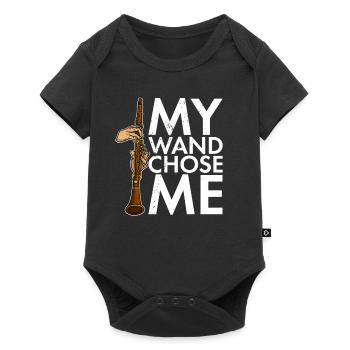 Clarinet Instrument Clarinetist Musicians - Baby Premium Kurzarmbody - Schwarz - Vorne