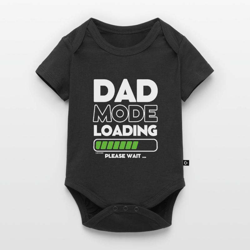 Loading soon daddy -DAD mode loading Baby Premium short-sleeve bodysuit