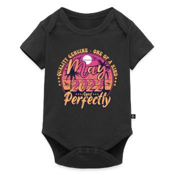 May 2022 Anniversary 2022 Retro 2022 May - Baby Premium short-sleeve bodysuit - black - Front