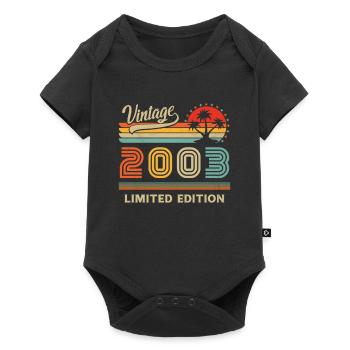 Vintage 2003 Édition Limitée - Body à manches courtes Premium Bébé - noir - Devant