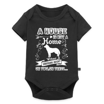 Siberian Husky Home Without Siberian Husky - Baby Premium short-sleeve bodysuit - black - Front