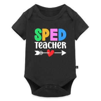 Teacher of Special Education Special Education Profession - Baby Premium short-sleeve bodysuit - black - Front