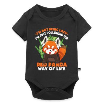 I'm Not Being Lazy - Baby Premium short-sleeve bodysuit - black - Front