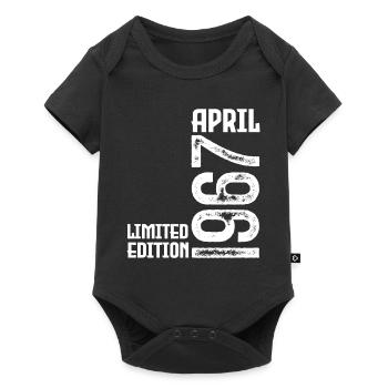 Cadeau Avril 1967. Anniversaire avril 1967. April. - Body à manches courtes Premium Bébé - noir - Devant