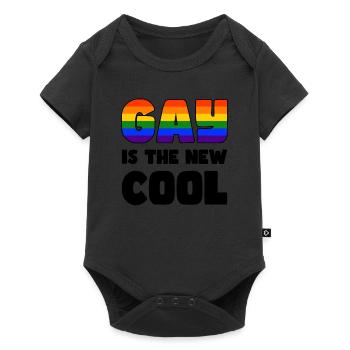 Pride LGBTQ. Aussage - Baby Premium Kurzarmbody - Schwarz - Vorne