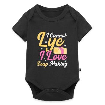 I Cannot Lye I Love Soap Making Soapmaking Soapmak - Baby Premium short-sleeve bodysuit - black - Front