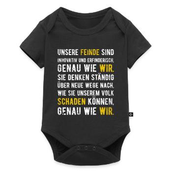 Funny Quotes Sarcastic Quotes Politics Quotes - Baby Premium short-sleeve bodysuit - black - Front