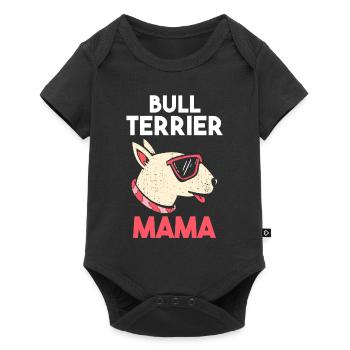 Chien Bull Terrier Maman - Body à manches courtes Premium Bébé - noir - Devant