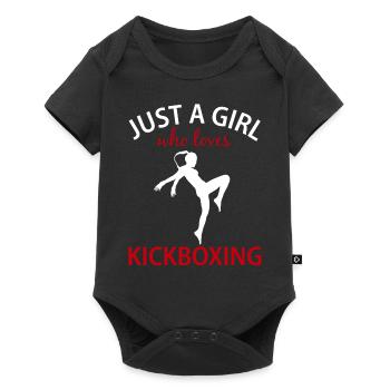 Kickboxer Disant cadeau Ladies Girl - Body à manches courtes Premium Bébé - noir - Devant