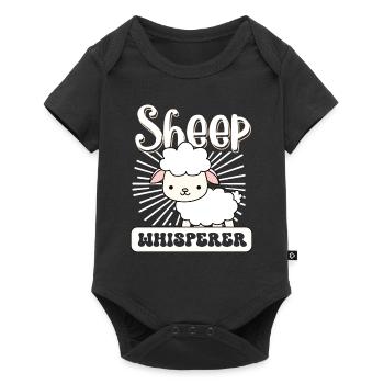 Funny Sheep Barn Farmer Farming Sheep Lover - Baby Premium short-sleeve bodysuit - black - Front