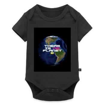 There is no planet B - Body à manches courtes Premium Bébé - noir - Devant