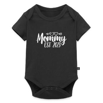 Grossesse - Body à manches courtes Premium Bébé - noir - Devant