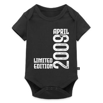 Cadeau Avril 2009. Anniversaire avril 2009. April. - Body à manches courtes Premium Bébé - noir - Devant