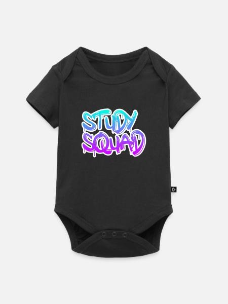 study squad - Baby Premium Kurzarmbody - Schwarz