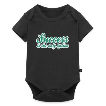 Dicton de succès - Body à manches courtes Premium Bébé - noir - Devant