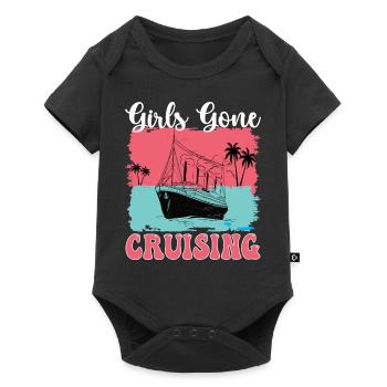 Girls Gone Cruising 2023 Design for Adventure et - Body à manches courtes Premium Bébé - noir - Devant