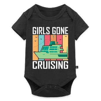 Girls Gone Cruising 2023 Design for Adventure et - Body à manches courtes Premium Bébé - noir - Devant