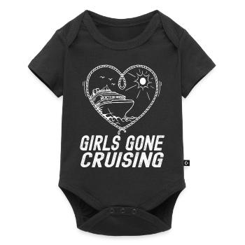Girls Gone Cruising 2023 Fun Cruise Party Design - Baby Premium short-sleeve bodysuit - black - Front