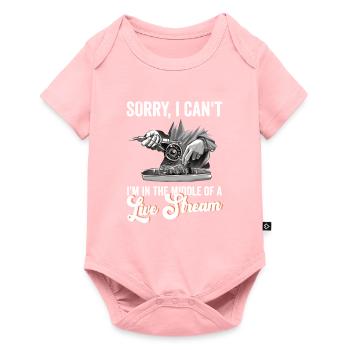 Fliegenfischer-design Für Bachforelle - Body à manches courtes Premium Bébé - rose - Devant