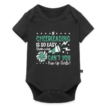 Si le cheerleading est si facile cheerleading Cheerleader d’équipe - Body à manches courtes Premium Bébé - noir - Devant
