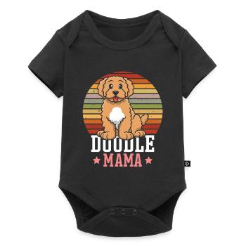 Women Doodle Mama Labradoodle Goldendoodle - Baby Premium short-sleeve bodysuit - black - Front