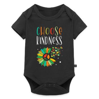Choose Friendliness Inspiration Motivation - Baby Premium short-sleeve bodysuit - black - Front