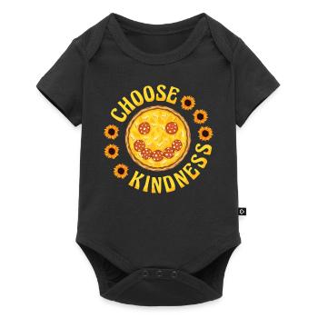 Choose Friendliness Inspiration Motivation - Baby Premium short-sleeve bodysuit - black - Front