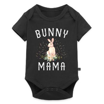 Bunny Mom Rabbit Lover Best Mom Ever - Baby Premium short-sleeve bodysuit - black - Front