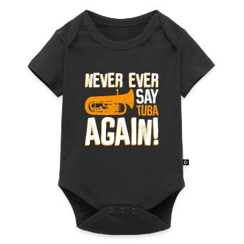 Euphonium-design Für Euphonium-bariton-spieler - Body à manches courtes Premium Bébé - noir - Devant
