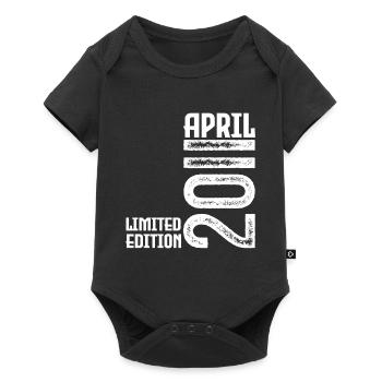 Gift April 2011. Birthday April 2011. April. - Baby Premium short-sleeve bodysuit - black - Front