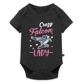 Crazy Falcon Woman - Body à manches courtes Premium Bébé - noir - Devant