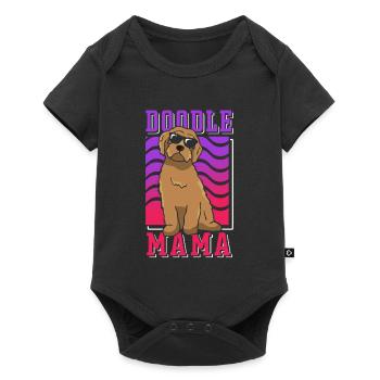 Women Doodle Mama Labradoodle Goldendoodle - Baby Premium short-sleeve bodysuit - black - Front