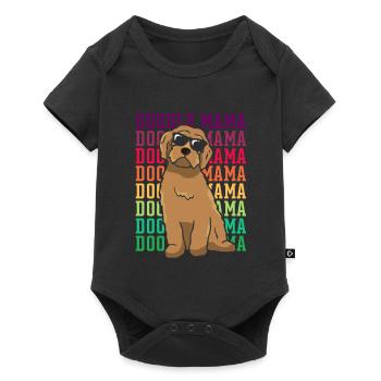 Women Doodle Mama Labradoodle Goldendoodle - Baby Premium short-sleeve bodysuit - black - Front