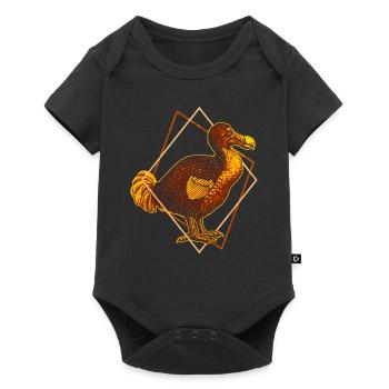 Dodo - Un oiseau disparu incapable de voler - Body à manches courtes Premium Bébé - noir - Devant
