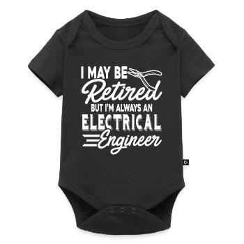Electrical Engineer Always An Electrical Engineer - Baby Premium short-sleeve bodysuit - black - Front