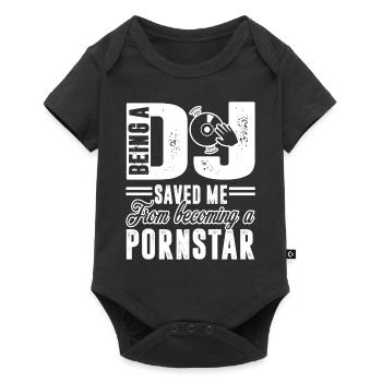 DJ Being A DJ Saved Me - Baby Premium short-sleeve bodysuit - black - Front